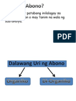 Paglalagay NG Abono Sa Halaman