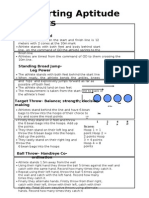 Sporting Aptitude Tests: 10m Sprint - Speed