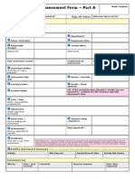 Netherhall Risk Assessment Form