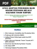 Download Upaya Adaptasi Perubahan Iklim Sektor Pertanian Melalui Kalender Tanam Terpadu by asebdedy SN187284337 doc pdf
