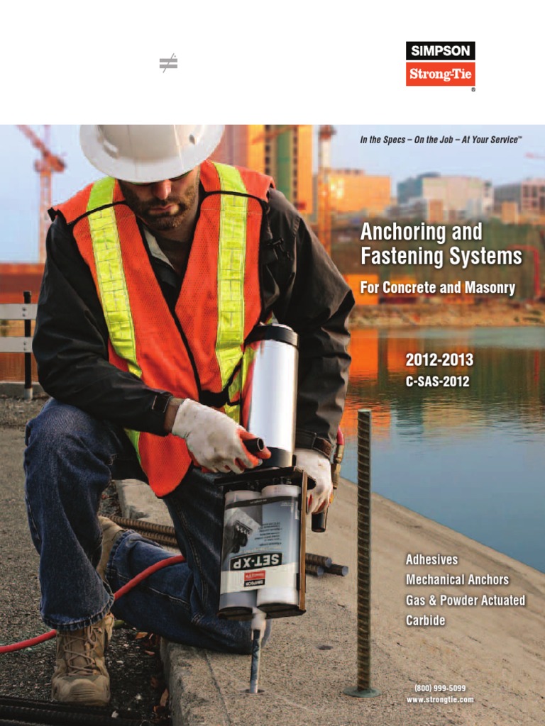 CSAS2012 Concrete Anchor Bolts Catalogue Simpson PDF