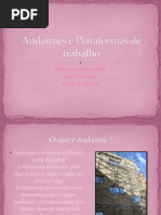Andaimes e Plataformas de Trabalho