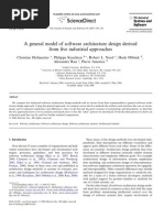 Software Architectural General Model