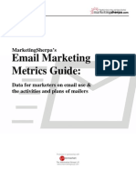 Email Marketing Metrics Guide: Data For Marketers On Email Use & The Activities and Plans of Mailers