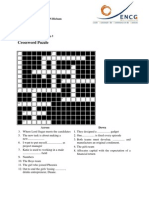 The Apprentice S 8 Ep 3 Crossword Puzzle G B