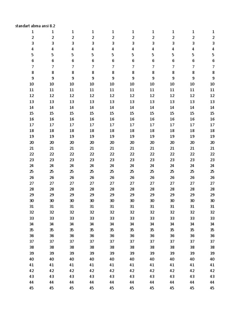 Standart Abma Ansi 8.2 | PDF | Technologie et ingénierie