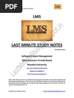 Download Software Project Management Notes for MCA Semester 3 by Abhilash Ruhela SN187317254 doc pdf