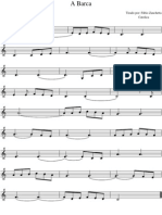 A Barca - Partitura