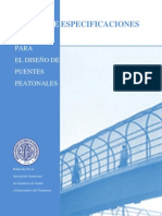 AASHTO Guia de Especificaciones Para Puentes Peatonales 1997