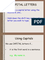 Capitals How and When