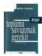 Michel Foucault - Toplumu Savunmak Gerekir