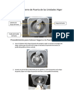 Procedimiento de Apertura y Cierre de Puertas Higer