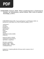 Original o Que Eh Perf Schechner