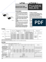 Photomos Relays: Gu (General Use) Type (1-Channel (Form A) Type)