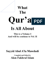 What The Qur'an Is All About Vol.I With Arabic