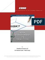 COSO-ERM Risk Assessment InPractice Thought Paper OCtober 2012