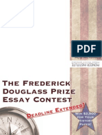 Win $2,500! The Frederick Douglass Prize US History Essay Contest - DEADLINE EXTENDED