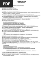 RESUMO - 5, 6. Antiinflamatórios, AINEs e Glicocorticóides