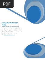 Download Barcode Font Software by ConnectCode SN187373 doc pdf