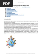 Contaminacion Agua Peru
