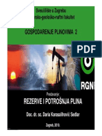 GP2-2 Rezerve I Potrosnja Plina