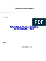 APOSTILA - Direito Trabalho -Compilado de Legislação para Concurso do TRT