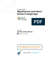 Field Guide To Migrating From Lotus Notes/Domino To Google Apps