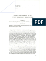 E. Eriksson, T. Rosswall - 1976 - Man and Biogeochemical Cycles Impact Problems and Research Needs