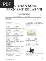 Download Latihan Soal UAS PPKN Kelas VII Kurikulum 2013 by Iwansukma78 by Iwan Sukma Nuricht SN187441527 doc pdf