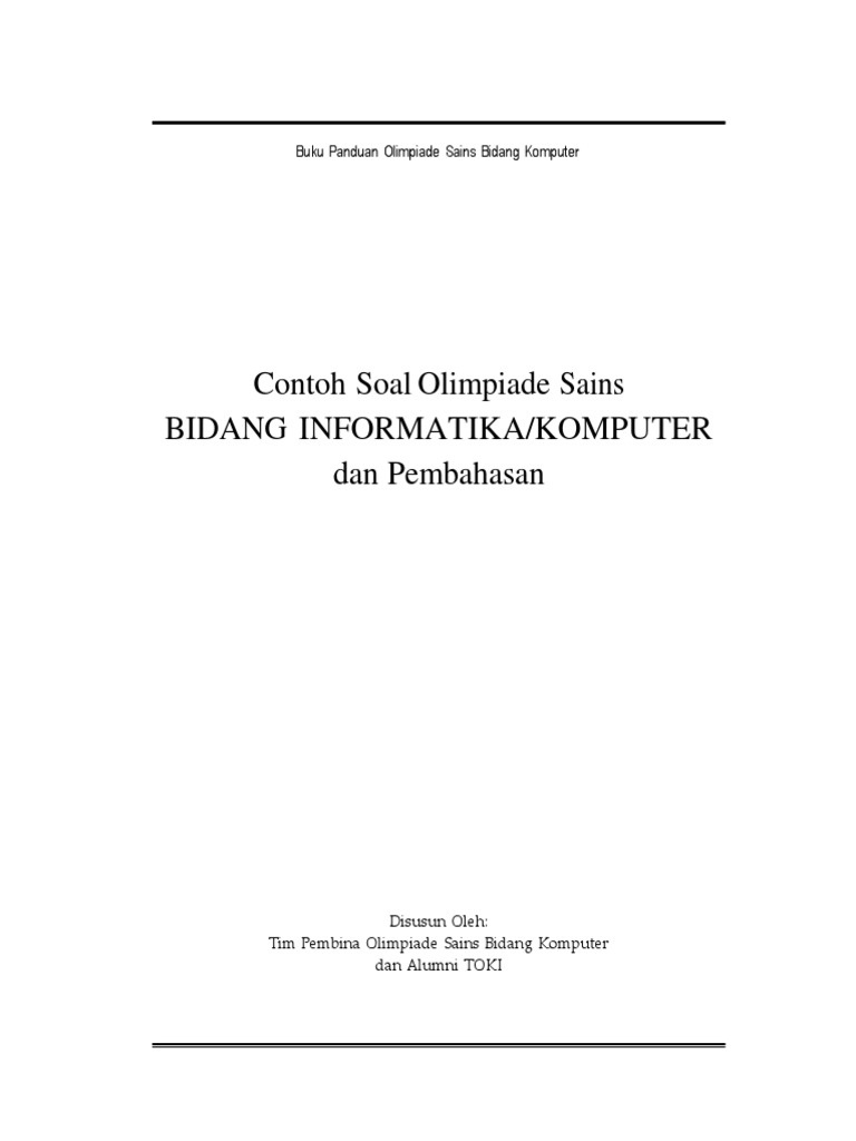 TIK Contoh Soal & Pembahasan