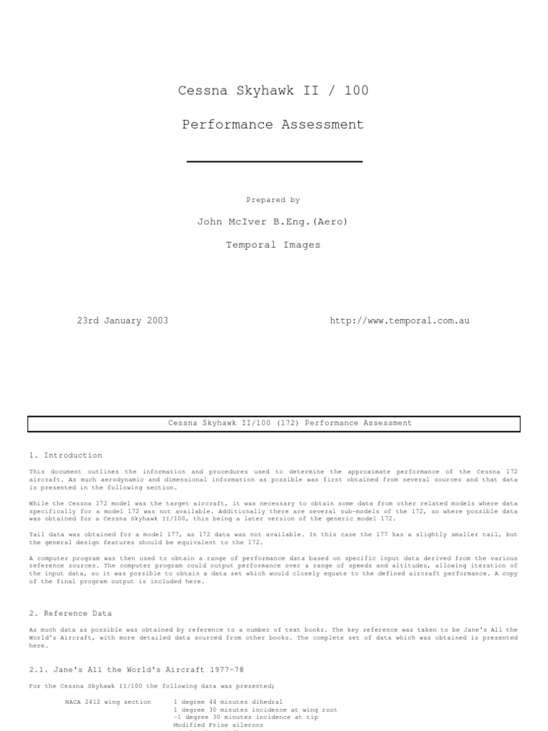 Cessna 172 Design | PDF | Empennage | Flap (Aeronautics)