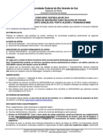 Edital Fiscal CV 2014 PDF
