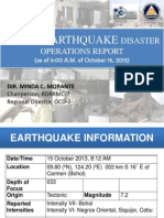 Updates on the Earthquake in Central Visayas Ppt-1