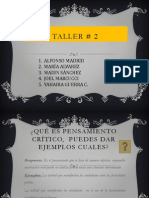 Taller 2 Del Martes 22 de Octubre