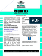 Desinfectante granular cloro-tex