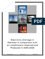 Research Report On Electricity Shortage in Pakistan (Research Methodology)