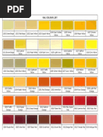 RAL Colour List