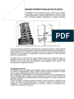 Irregularidades Estructurales en Planta