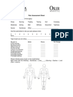 Pain Assessment Sheet