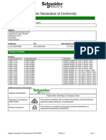 Supplier Declaration of Conformity Acti 9 Ic60 RCBO