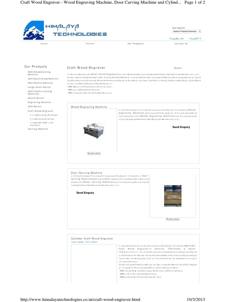 Our Products Craft Wood Engraver: Home Profile Contact Us | PDF | Art ...