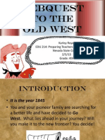 Webquest To The Old West