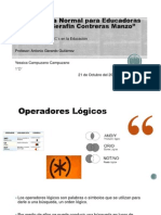 Operadores Lógicos