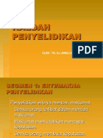 Nota Kaedah Penyelidikan