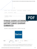 Storage Leaders According To Gartner's Magic Quadrant - Summarized - An Online Community Discussing The Advantages of Leveraging Cloud Computing