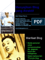 Menyajikan Blog Yang Atraktif