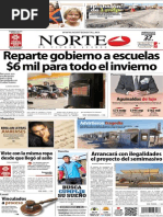 Periódico Norte de Ciudad Juarez 27 de Noviembre de 2013