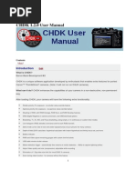 CHDK 1.2.0 User Manual: What Is CHDK? Canon Hack Development Kit