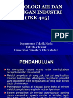 Teknologi Air Buangan & Industri