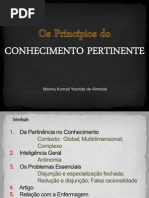 Os Princípios do Conhecimento Pertinente